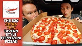 Taste Testing La Gondola's $20 "Extra Thin" Tavern Style Pizza...Or Did We Not?