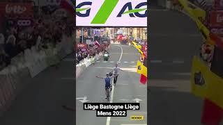  Remco Evenepoel dynamites the race | Liège Bastogne Liège  Mens Elite 2022 | #cycling  #sport