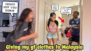 Giving Mya Clothes To Malaysia!