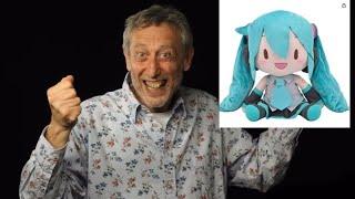 Michael Rosen Loves His Miku Plushie!