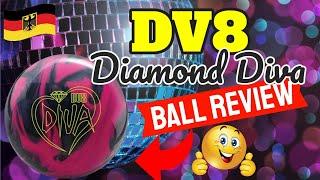 DV8 Diamond Diva Bowling Ball Review | Komplett Deutsches Review!