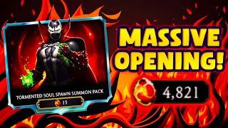 MK Mobile. Spawn Summon Pack HUGE Pack Opening. Thousands of Dragon Krystals... Was It Worth it?