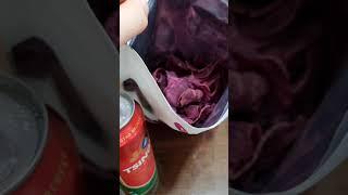 직장인 주말 낮술, 노브랜드 달콤 바삭 자색 고구마칩  Nobrand sweet crisp purple sweet potato chips