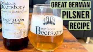 how to brew a fantastic german pilsner - grain to glass video