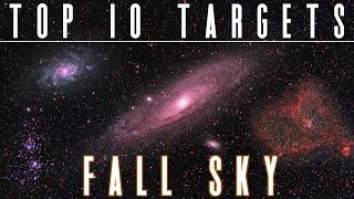 The Best Deep Sky Objects in the Fall Night Sky | Astrophotography | Astronomy