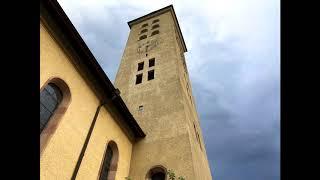 Lana (Südtirol/BZ-I) Die Glocken der Pfarrkirche Hl.Kreuz: Läuten zum Gottesdienst (Tonaufnahme)