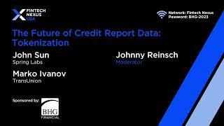 The Future of Credit Report Data: Tokenization