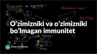 O‘zimizniki va oʻzimizniki boʻlmagan immunitet | Odam tanasidagi tizimlar | Yuqori sinf biologiyasi