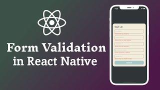 Form Validation in React Native with Formik