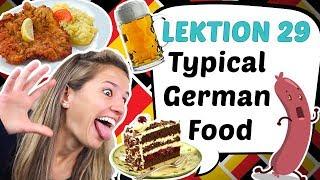 GERMAN LESSON 29: Must EAT & DRINK in GERMANY: Typical German Food and Drinks! 