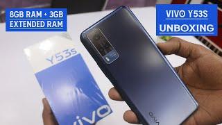 Vivo Y53s Unboxing | 3D Dazzling Colors | 8GB+4GB Extended Ram | 64MP Camera