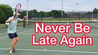 This Drill Fixes Late Ground Strokes (Tennis Technique Explained)