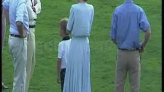 Princess Diana at polo match