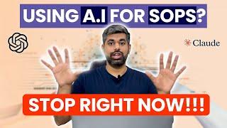 Don't Use AI in your SOP | MS in USA | Fall 2025