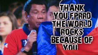 THANK YOU FPRRD | THE WORLD ROCKS BECAUSE OF YOU !!!