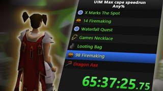 UIM Max Cape Speedrun any% OSRS - Ep. 1