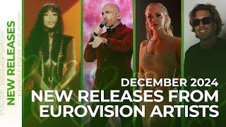 New RELEASES from Eurovision artists | December 2024 | Part 1 | RECAP