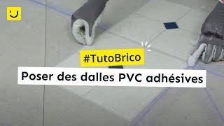 TUTO Poser des dalles PVC adhésives