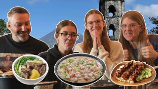 Canadian Family TRY Filipino Food (Ft.  Bicol Express...1st TIME!)