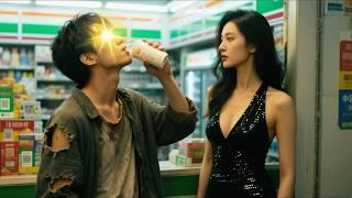 A poor boy buys magic water, awakens power, saves CEO, and she gives him her whole fortune!