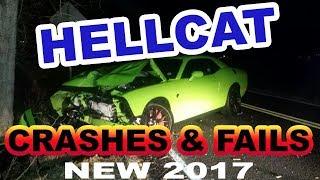 NEW 2017 DODGE HELLCAT CRASHES FAILS COPS COMPILATION