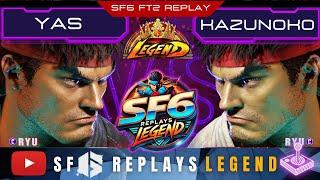 SF6 - YAS (ryu) VS KAZUNOKO (ryu) - SF6 REPLAYS LEGEND