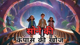 स्वर्णकांटेदार यंत्र की खोज | Hindi Kahani | Bedtime Kahaniya | Hindi Cartoon Stories | Moral Kahani