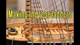 HMS Beagle - part 40 Making The Rope Ladders