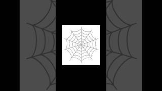 Adobe Illustrator 2025 Tips - How to draw a simple Spider Web #ducthangds