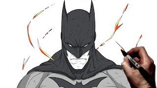 How To Draw Batman | Step By Step | DC