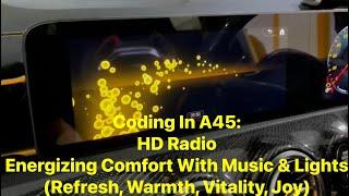 Coding In A45: Energizing Comfort, HD Radio, Active Lane Keep Assist Memory.