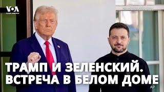 Встреча Дональда Трампа с Владимиром Зеленским в Белом доме