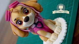 Skye cake topper Paw Patrol cake tutorial