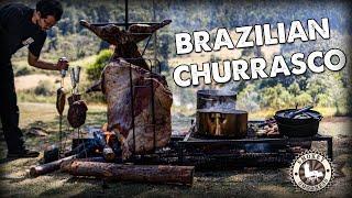 Brazilian Churrasco - best way to BBQ assado style lamb and picanha with friends in the mountains.