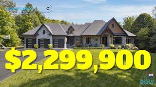 16 Houben Crescent in Oro-Medonte | Stunning Custom Luxury Bungalow with InGround Salt Water Pool