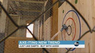 Axe Throwing: A New Trend | ABC News