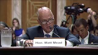 Wyoming Governor Matt Mead Testifies Before the Senate on Endangered Species Act