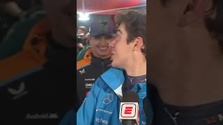 Qué pasó en el divertido momento entre Colapinto y Norris en el GP de Las Vegas