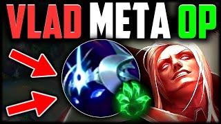 NEW VLAD META IS COMPLETLY BUSTED (Brainless Scaling) How to Vladimir & Carry for Beginners S14