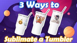 How to Print PYD Life Sublimation Tumblers with Cricut Mug Press & Tumbler Press & Sublimation Oven?