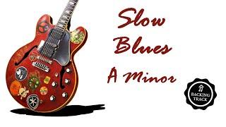Sentimental Slow Blues Backing Track in Am