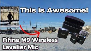 Fifine M9 Wireless Lavalier Mic - FULL Walk-Through | Testing Indoor & Outdoor