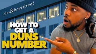 How To Get A DUNS Number From DUNS And Bradstreet FAST!!