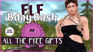 ALL THE FREE GIFTS - FLF BIRTHDAY BASH - Second Life