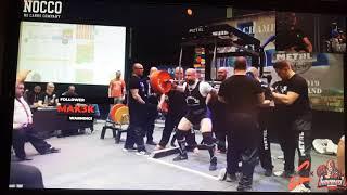 Vatanen 380kg raw squat WPC MM