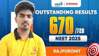 NEET 2025 Topper Rajpurohit Shares His Secret to Scoring 670 Marks | #neet2025result #neettopper