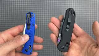 Kizer Drop Bear vs Benchmade Bugout - Two Axis/Clutch locks fight for the top EDC knife #knives