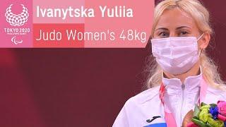 Ivanytska Yuliia Wins Bronze | Women's 48kg Bronze Medal Contest B | Judo | Tokyo 2020 Paralympics