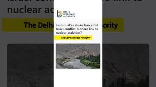Twin quakes shake Iran amid Israel conflict. Is there link to nuclear activities? #shorts #iran