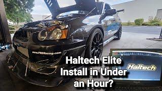 Bringing back the PREracing Carbon WRX! Can I install a Haltech Elite 2500 in under an hour?